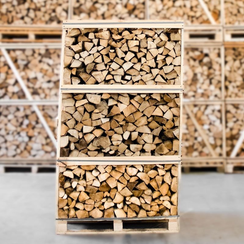 Bois de chauffage en chêne séché de 25 cm
